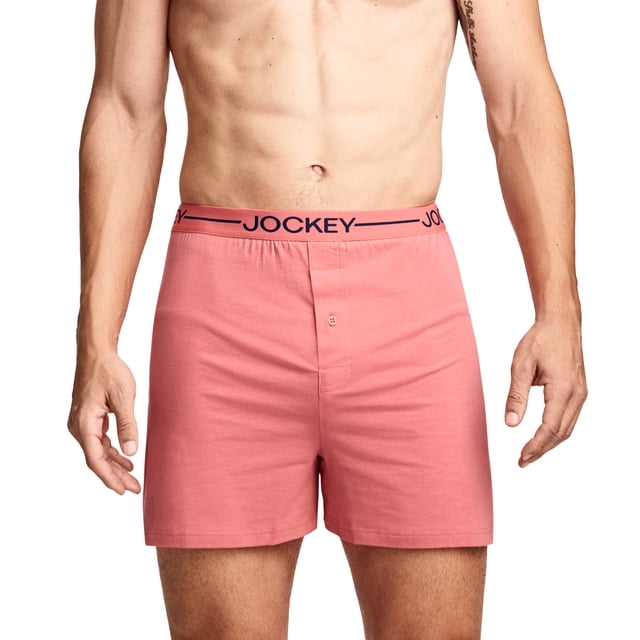 Jockey Men's Organic Cotton Stretch 4" Boxer