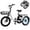 White, variant on Lilypelle Folding Electric Tricycle for Adults & Seniors,three 20*3in Fat Tires Ebike with 750W Motor & 48v 14.5Ah Battery,Cyan
