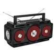 thumbnail image 2 of Radio Manuelle Solaire d'Urgence Étanche Haut-Parleur Bluetooth, Radio Numérique Portable AM FM avec Lampe de Poche, Lampe de Lecture Recharge Solaire, 2 of 6
