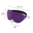 thumbnail image 3 of Breathable Foam Eye Mask for Sleeping with Adjustable Strap and Nose Bridge, Comfortable & Light Blocking, 3 of 4