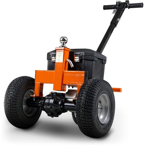 SuperHandy Utility Trailer Dolly with Mobility Hitch - 2800 lbs. Towing Capacity, 24V 7Ah Battery System