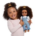 thumbnail image 4 of Littlelistas Lily 14-inch CROWNED Natural Hair Baby Doll & Accessories, Coily 4A Textured Hair, Medium Brown Complexion, Kids Toys for Ages 3 Up, An Extension of NATURALISTAS dolls, Designed and Devel, 4 of 6