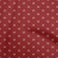 thumbnail image 1 of oneOone Tissu Viscose Georgette Rouge Rétro Radio Fournitures de Courtepointe Tissu de Couture au Mètre 42 Pouces de Large, 1 of 5