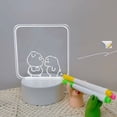 thumbnail image 2 of maskred Acrylic LED Drawing Board Creative Memo Board For Home Office Light Up Message Board Memo Board B Touch open, 2 of 6