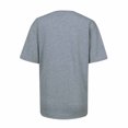 thumbnail image 4 of Timegard Short Sleeve Tops for Women Crew Neck Solid Color Comfy Casual Loose Shirts Top Basic Tee Blouse, 4 of 5