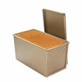 thumbnail image 2 of Gourmet Baker's Secret: Pullman Loaf Pan, Carbon Steel Loaf Pan With Lid, For Uniform Heating And Easy Release, 2 of 8
