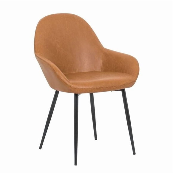 Ani Fauteuil dinant la chaise en bronzage, PU rembourré
