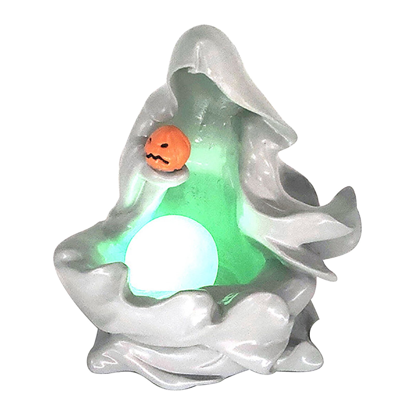 Halloween Resin Hell Messenger With Lantern Nightlight Decoration For Indoor And Outdoor Use 12 in