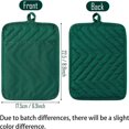 thumbnail image 2 of HAOAN 5Pcs Pot Holders for Kitchen Heat Resistant Pink Cotton Potholder Multipurpose Hot Pads Machine Washable Oven Mitt with Hanging Loop Pocket Potholder for Daily Baking Cooking Grilli, 2 of 6