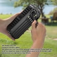 thumbnail image 4 of Solar Power Bank, 4 Cables 20000mAh Power Bank  for Emergency Orange,Black, 4 of 7