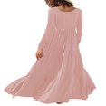 thumbnail image 4 of EIMELI Robes Longues Décontractées à Manches Longues pour Femmes, 4 of 5