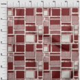 thumbnail image 3 of oneOone Polyester Spandex Maroon Fabric Geometrical Craft Projects Decor Fabric Printed By The Yard 56 Inch Wide, 3 of 4