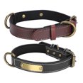 thumbnail image 2 of Dog Collar Pet Collar Personalized Dog Collar Leather Padded Dog Collar Dog Collar Name Engraving Personalized Pet Collar PU Leather Padded Pet Supplies, 2 of 8