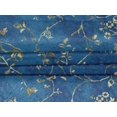 thumbnail image 4 of oneOone Velvet Medium Blue Fabric Batik Fabric For Sewing Printed Craft Fabric By The Yard 58 Inch Wide, 4 of 5