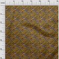 thumbnail image 3 of oneOone Cotton Poplin Mustard Yellow Fabric Abstract Craft Projects Decor Fabric Printed By The Yard 56 Inch Wide, 3 of 4
