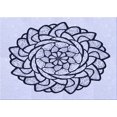 thumbnail image 1 of Ahgly Company Machine Washable Indoor Rectangle Transitional Lavender Blue Area Rugs, 7' x 10', 1 of 7