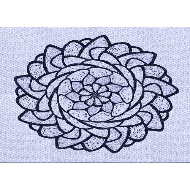 Ahgly Company Machine Washable Indoor Rectangle Transitional Lavender Blue Area Rugs, 7' x 10'