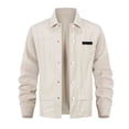 thumbnail image 1 of Jackets for Men Leather Slim Fit Polyester Casual Outdoor Daily, 1 of 9