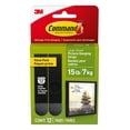 thumbnail image 1 of Command Large Picture Hangers, Holds 15 lbs, Black, Damage-Free Hanging, 12 Pairs Adhesive Strips, 1 of 5