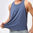 thumbnail image 4 of Styesk Tank Tops Men Men's Solid Color Fashionable Leisure Fitness Sports Tank, 4 of 9