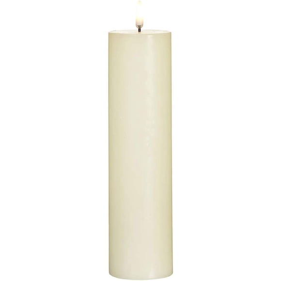 RAZ Imports 2.25" X 9.75" Ivory Pillar Candle