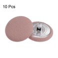 thumbnail image 3 of Unique Bargains 10pcs 36L Fabric Cloth Covered Button 23mm Round Metal Shank Sewing Buttons for Suits Dress Blouses, Deep Pink, 3 of 5