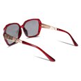 thumbnail image 4 of FEISEDY Polarized Women Square Sunglasses Sparkling Composite Shiny Frame B2289, 4 of 6