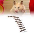 thumbnail image 4 of Hamster Wooden Ladder, Flexible Bendable Wooden Ladder Bridge With Beads For Small Pets, 4 of 8
