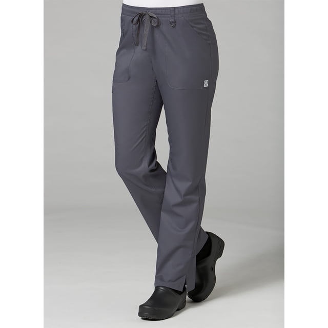 Maevn Women's Full Elastic Zipper Pocket Cargo Pant - 7308