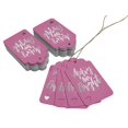 thumbnail image 3 of Inkdotpot Pack Of 50 Real Silver Foil Paper Tags Merry And Bright Christmas Favor Hang Tags, 3 of 6