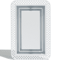 thumbnail image 1 of Fittes Flush Wall Vent [Lite+], Minimalist ABS Plastic HVAC Air Return Register Cover, Customizable Modern Increased Airflow Solution for Home or Ceiling, Pro Install – 6"x14" – Cotton White – 1 Pack, 1 of 12
