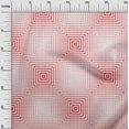 thumbnail image 3 of oneOone Cotton Poplin Red Fabric Geometric Fabric For Sewing Printed Craft Fabric By The Yard 56 Inch Wide, 3 of 4