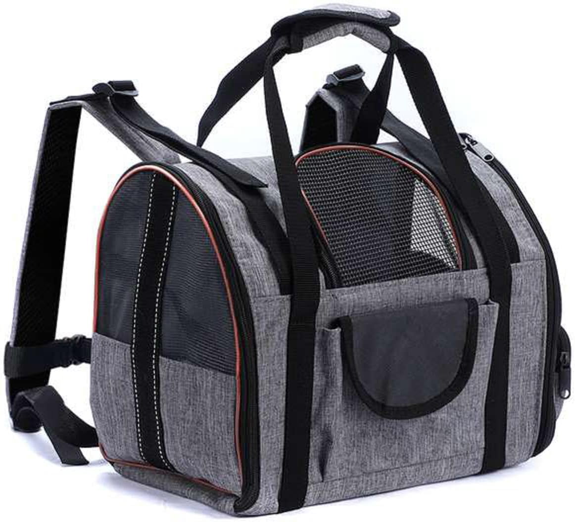 Foldable Breathable Pet Carrier Backpack for Dogs and Cats