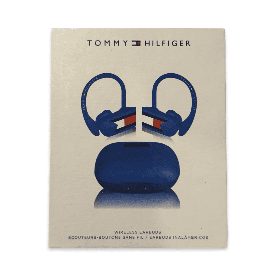 Tommy Hilfiger Airsport Over Ear Wireless Earbuds Light Blue EP433-TH