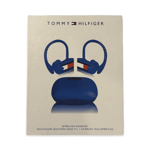 Tommy Hilfiger Airsport Over Ear Wireless Earbuds Light Blue EP433-TH