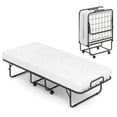 thumbnail image 1 of Costway Lit Pliant avec Matelas 74 Pouces x 31 Pouces Format Couchette Lit d'Appoint Roulant Gain de Place, 1 of 10
