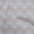 thumbnail image 1 of oneOone Viscose Chiffon Dusty Blue Fabric Leaves Craft Projects Decor Fabric Printed By The Yard 42 Inch Wide, 1 of 5
