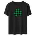 thumbnail image 4 of QIPOPIQ T-Shirts à Manches Courtes pour Femmes à Col Rond T-Shirts de la Saint-Patrick T-Shirt Shamrock T-Shirt Vert Hauts T-Shirts de la Saint-Patrick T-Shirt Ample T-Shirts de Fête T-Shirts Graphiques Aubaines, 4 of 4