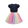 thumbnail image 2 of Girls Dress Multicolor Rainbow Unicorn Tulle Princess Party Birthday 7 Years, 2 of 6