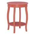 thumbnail image 1 of Bowery Hill Table d'Appoint Moderne / Contemporain en Bois, Orange Corail, 1 of 6