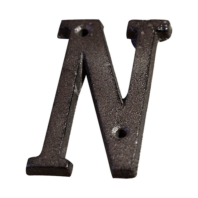 WRKEKC Clearance Alloy Wrought Iron Number Letter DIY House Letter