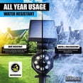 thumbnail image 3 of Bell + Howell Bionic Spotlight, 25 ft. Motion Sensor, Solar Sun Panels, Outdoor Lighting- Black, 3 of 7