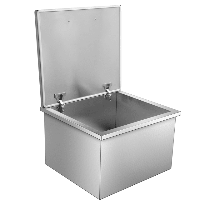 EDTara Commercial Drop-In Ice Chest, Stainless Steel Bin for Outdoor Ice Bar and Cold Beverage Storage