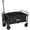 Black, variant on Outsunny Collapsible Folding Wagon Cart, Utility Garden Cart, Blue