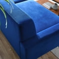thumbnail image 4 of Modway Engage Performance Velvet Sofa in Navy, 4 of 8