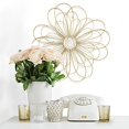 thumbnail image 2 of Jem Art Inc S07729 Stratton Home Dcor Gold Wire Flower Wall Dcor, 2 of 2