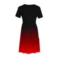 thumbnail image 5 of Weiqiqre Robes pour Femmes Été Décontractées à Manches Courtes Col Ras du Cou Robes T-Shirt Amples Évasées Mini avec Poches, 5 of 5
