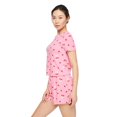 thumbnail image 4 of No Boundaries Women's Sleep Short 2-Piece Set, 4 of 6