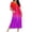 Purple, variant on Robes for Women Zip Up Long Housecoat Knit Bathrobes Full Length Pockets