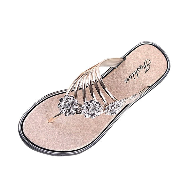 Kcodviy Women Slippers Summer Flip Rubber Flip Flops for Women Flops New Sandals Open Beach Flip Flops for Women Toe Comfortable Non Slip Flip Flops Women Flat